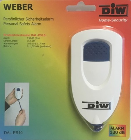 DIW-Shop : Taschenalarm mobiler Alarm persönliche Sirene für