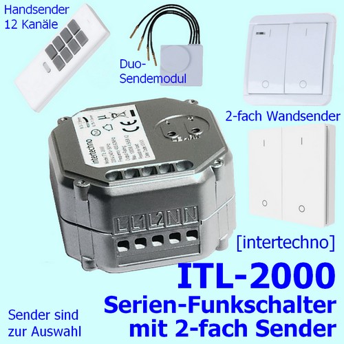ITL-2000 Funk-Serienschalter SPAR-Sets