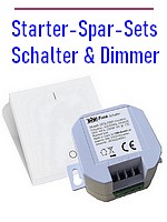 Sparsets mit Funk-SCHALTER & DIMMER