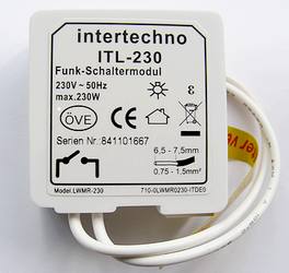 BU-ITL-230 Funk-Modul EIN/AUS für alle Lichtschalter Intertechno B-Ware