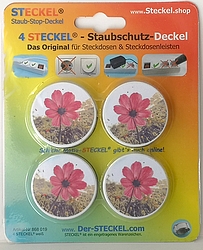 4 Stück Deko-STECKEL DS-402 Blume rot_02
