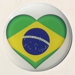 Ver04-49_Brasil_Herz - Motiv-Aufkleber mit hochwertiger Doming-Beschichtung für Steckel