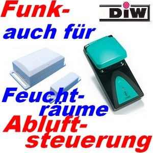 Funk-Abluftsteuerung DFM-GRR bis 3500 Watt - auch für Feuchträume (c) www.Funk-Abluftsteuerung.de