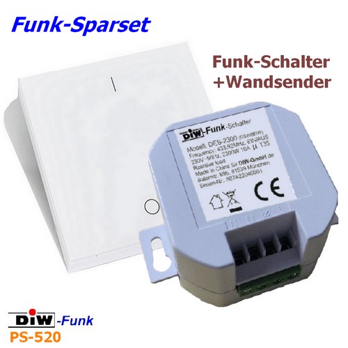 PS-520 EINSTEIGER-Funk-Set - das günstige Sparset von DIW-Funk