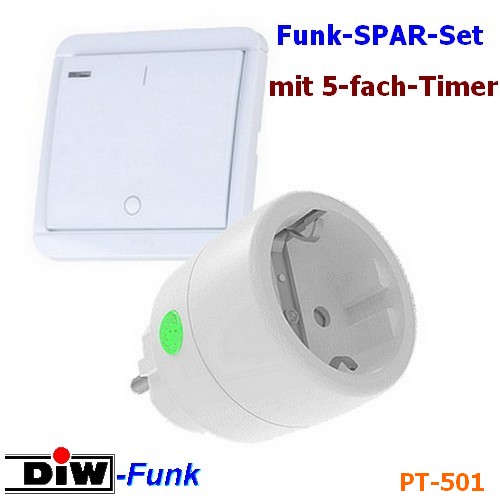 SPARSET TIMER PT-501 das günstige Sparset von DIW-Funk