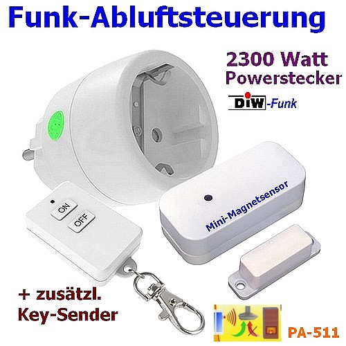 DIW-Funk Abluftsteuerung DFM2+DSR+DKS-10 PA511